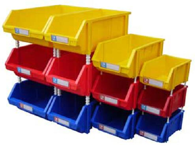 Industrial Warehouse Stackable Plastic Storage Bins