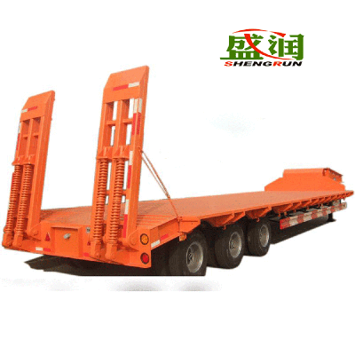 Low Flatbed Truck Semi Trailer   Low Bed Trailers   for sale