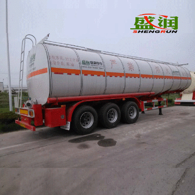 Fuel Tank Trailer  Aluminum Alloy Fuel Tanker Semi Trailer   for sale