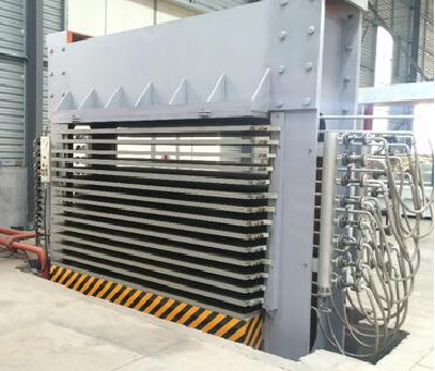 plywood hot press machine