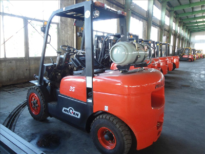 CPQD35FR LPG & Gasoline Powered Forklift Truck