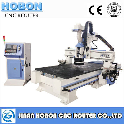 HOBON CNC ll 5'x10' 11HP HSD Spindle 10HP Vacuum CNC Router ATC