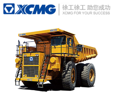 XCMG XDE110 Electric Drive Dump Truck 4x2 Mining Dump Truck model, 110T Payload