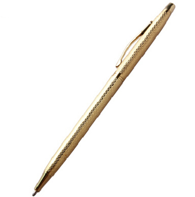 Thin metal bulk expensive ballpoint pen