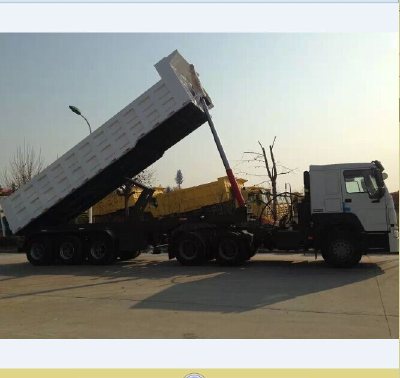 new truck price for China factory front lift dump trailer truck saleinalgeria sale
