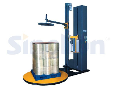 Tray type winding packing machine