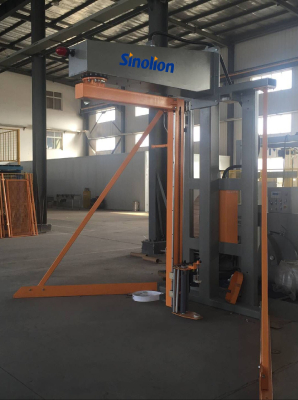 Cantilever on-line winding packing machine