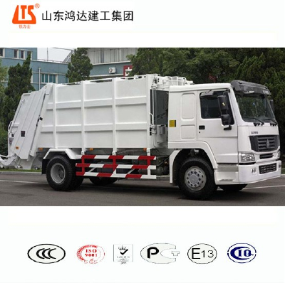 HOWO Compression Garbage Truck China machine