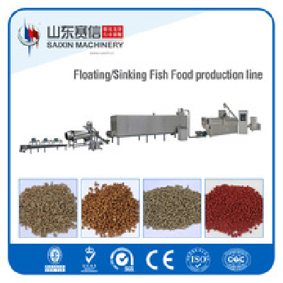 High automatic animal fish feed extrusion system with CE&ISO Certification