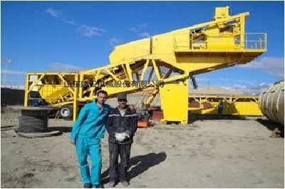 HZSY25/40/50/75 mobile concrete batching plant