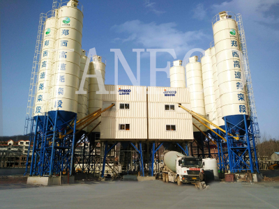 Belt Conveyor Concrete Mixing Plant