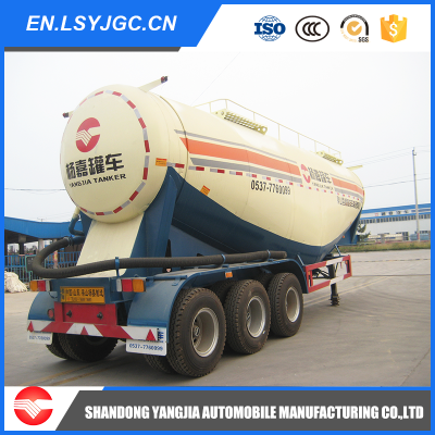 Air compressor bulk cement tanker , bulk cement transport semi-trailer