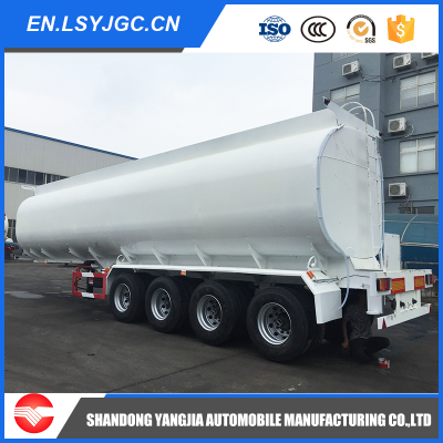 Yangjia 3-axle Aluminium Alloy Oil tanker Semi Trailer