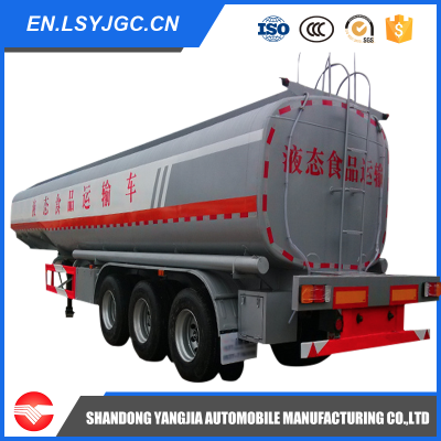 China Factory Direct Sale 3 Axles  Liquid Food Tanker Semi Trailer