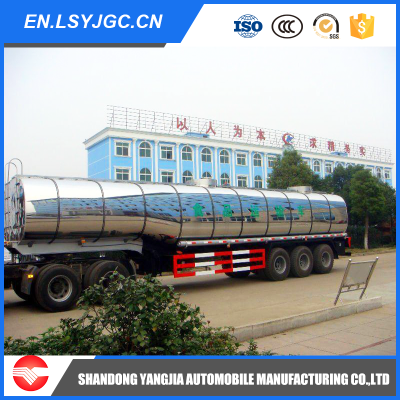 China Factory Direct Sale 3 Axles  Liquid Food Tanker Semi Trailer