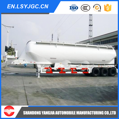 30-50cbm 3 axle truck tow milk water tanker semi trailer / liquidfoodtank semi trailer
