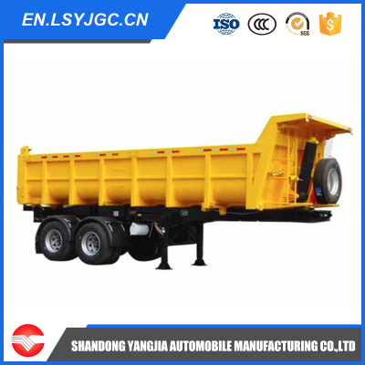 Tri-axle Rear Dump Truck Trailer Tipper Semi Trailer Made In China