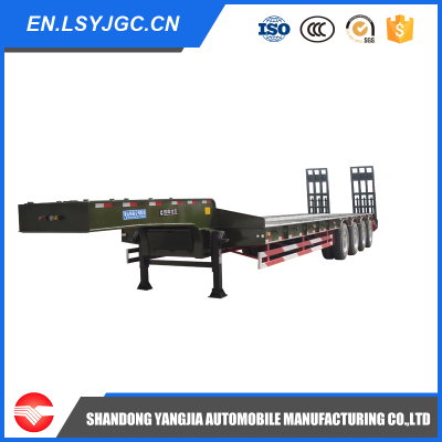 Factory Price Low Bed Semitrailer With 3 Axles