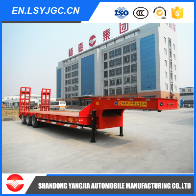 High Quality Low Bed Semitrailer With 3 Axles