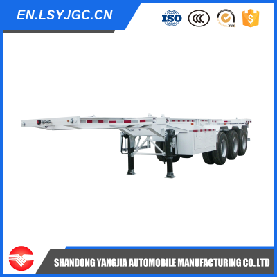 3 Axle 20ft 40ft skeleton container semi trailer for sale