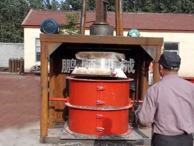 Vertical extrusion system of cement mill Pipe Making Machine