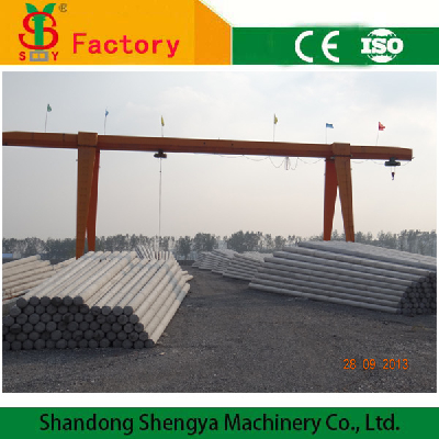 Concrete pole factory/ concrete electric pole production plant/concrete electric pole making machine