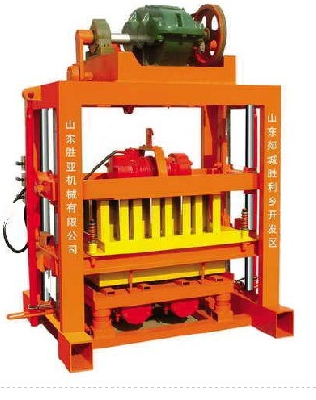 Hot sale!!! Shandong Shengya QTJ4-40 Concrete Hollow/ Paver Block Shaping Machine