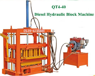 Shengya Machinery QT4-30 Semi Auto Hydraulic Concrete Block Making Machine