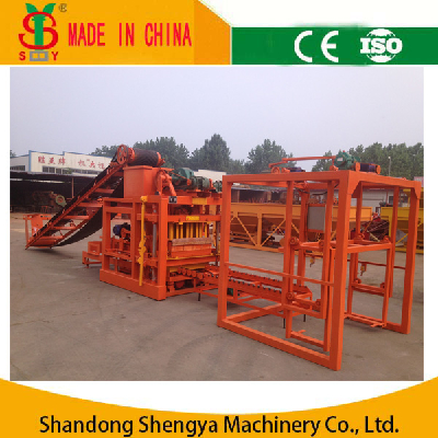 QTJ4-25 automatic concrete blocks/bricks making machine/solid brick machine/paver bricks making machine