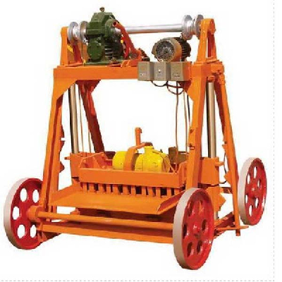 Low investment high capacity QMY4-45 Mobile egg laying concrete hollow block making machine made in China