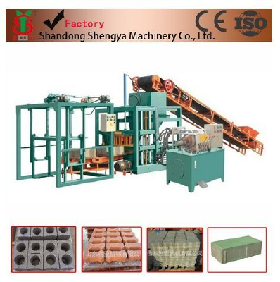 QT4-20 hydraulic press fully automatic concrete block making machine supplier in China