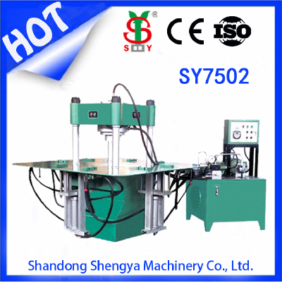 SY7502 hydraulic press fully automatic colorful figure concrete block making machine supplier in China