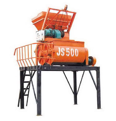 JS500 twin shaft forced concrete mixer supplier in China