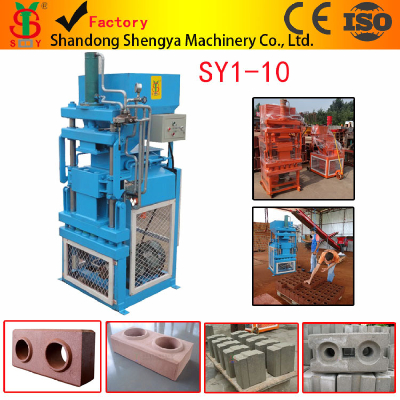 SY1-10 automatic clay interlocking brick making machine,low cost brick making machine sale Kenya