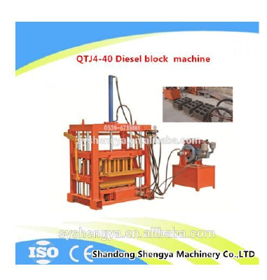 QT4-40 Concrete Block Making Machine/Durable in use paver brick mould machine supplier