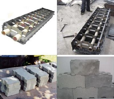 Small Scale Manual Concrete Light Weight Brick Mould/CLC Brick Making Machine Mould Best Price