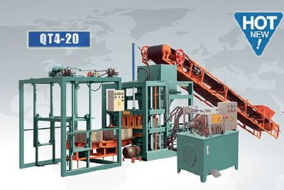 New High Design Automatic Machinery QT4-20 Cement Brick Making Machine Block Machine Sale