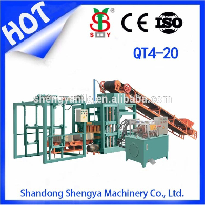 Professional Brick Machinery Automatic QT4-20 Cement Block Making Machine New Best Price Concrete Block Making Machine