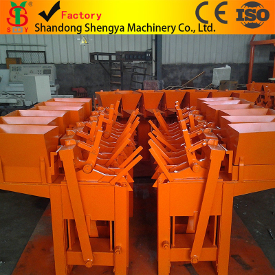 New technical cement interlocking brick making machine QMR2-40 best price clay brick making machine