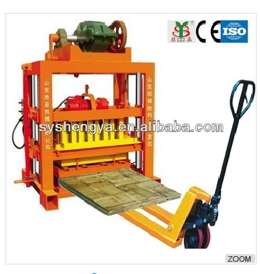 QTJ4-40 semi-automatic brick making machine / cement block making machines price