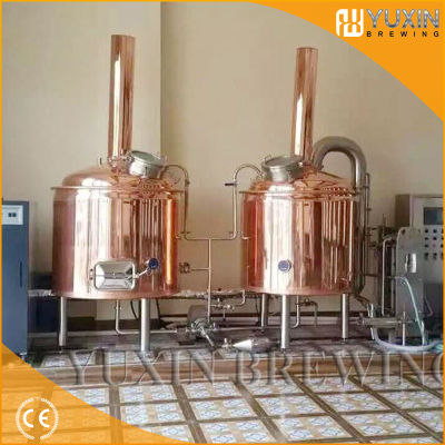 red copper micro brewery equipment 500l