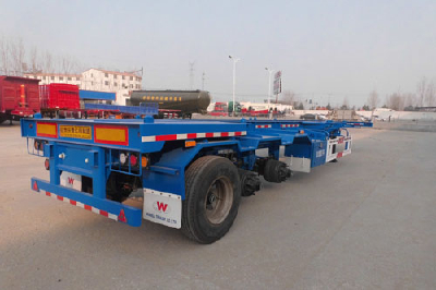 high- quality two-axle flatbed semi trailer container semitrailer