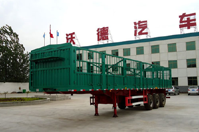 High- quality two-axle flatbed semi trailer container semitrailer, semi trailer