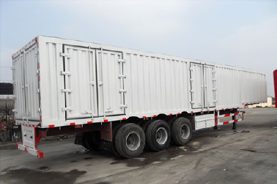 China Low price high- quality 40ft two-axle flatbed semi trailercontainer semitrailer, semi trailer