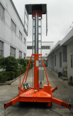 Cylinder type hydraulic elevator