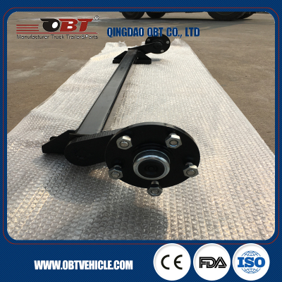 750 KG full and half torsion axle without /with brake