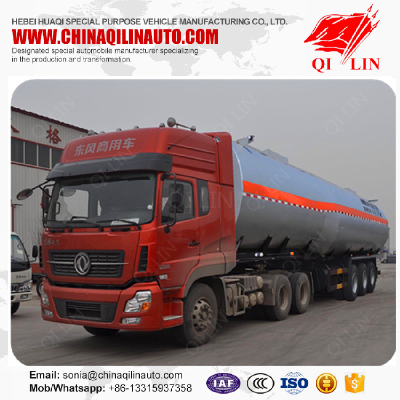 30cbm tank semi trailer for corrosive liquid loading