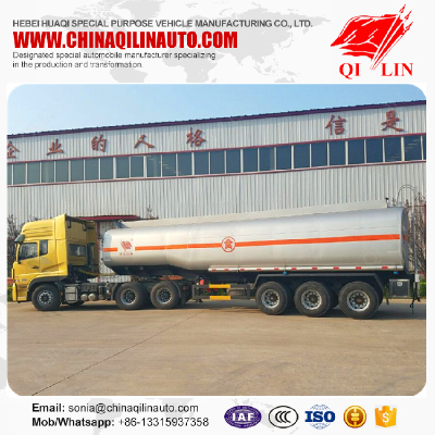 40000 liters capacity tank semi trailer for edible oil loading