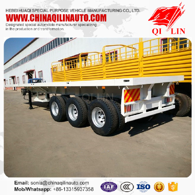40 ft flatbed container semi trailer with 3 axles