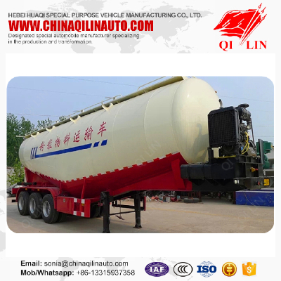 50cbm bulk cement tanker semi trailer with electric engine